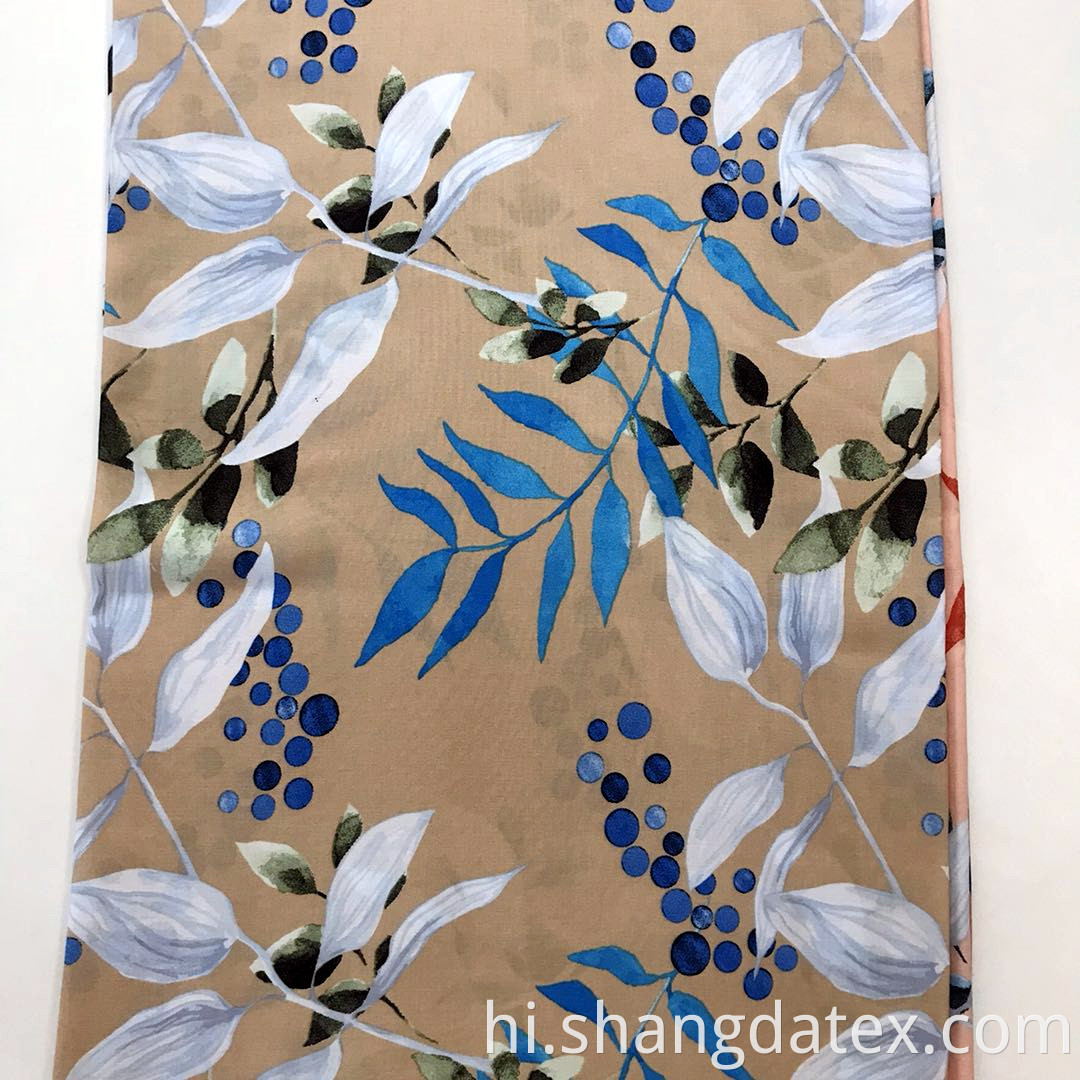 leaf design printing fabric 